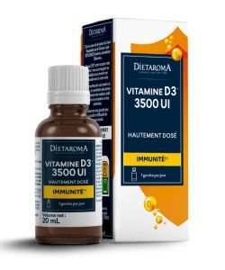 Vitamine D3 Forte 3500 UI, 20&nbsp;ml